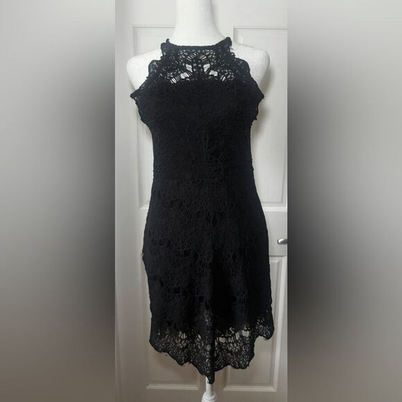 Free People Black Lace Dress - Picture 6 of 16